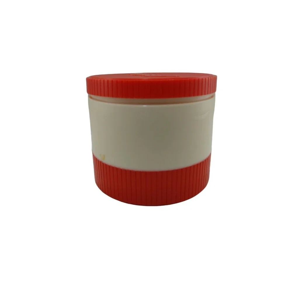 Vintage Aladdin Thermo Jar #7000 Insulated Food Storage Red White USA Retro